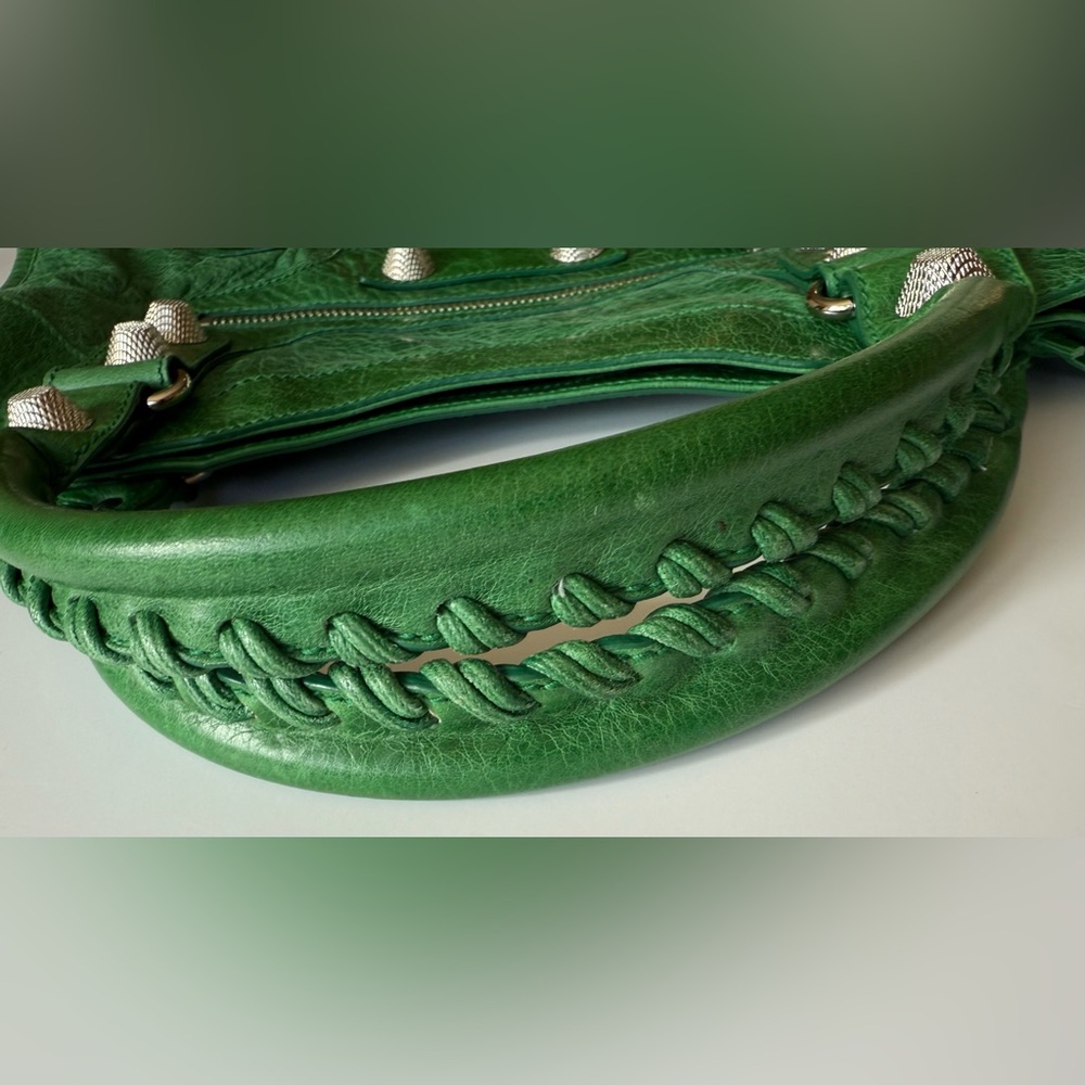 ‼️SOLD‼️Balenciaga F/W 2009 GSH Pommier / Apple Tree Green City Bag - Picture 7 of 11